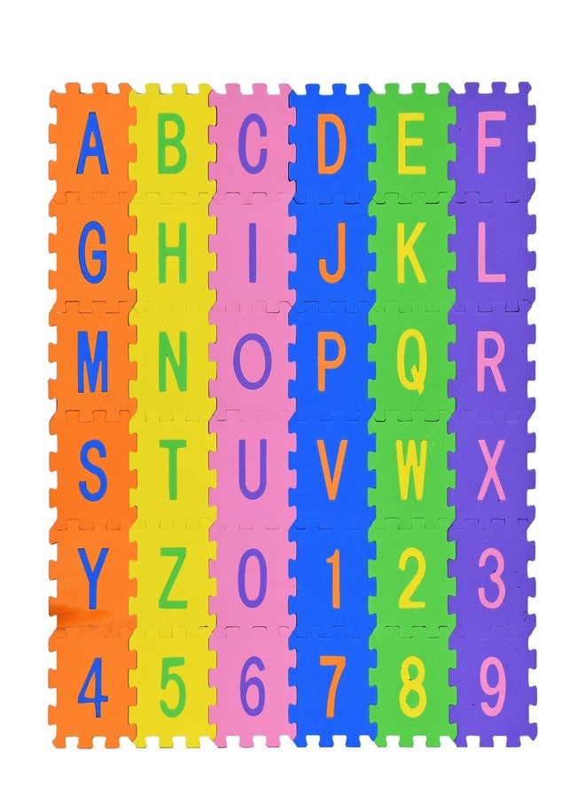 Speedyz Puzzle 36 Pieces Alphabet & Number Floor Mats for Kids, Puzzle EVA Foam Mat for Children Above 2 Years - Image 1